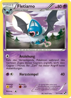 Fletiamo, Karte 51 aus Schwarz & Weiß