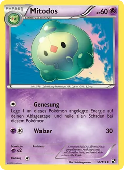 Mitodos, Karte 56 aus Schwarz & Weiß