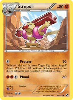 Strepoli, Karte 60 aus Schwarz & Weiß