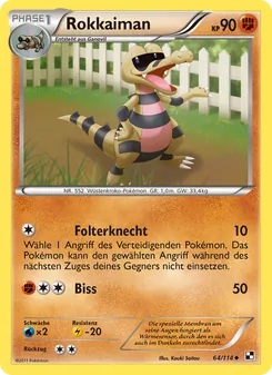 Rokkaiman, Karte 64 aus Schwarz & Weiß