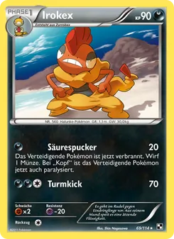 Irokex, Karte 69 aus Schwarz & Weiß