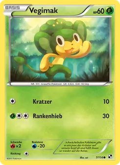Vegimak, Karte 7 aus Schwarz & Weiß