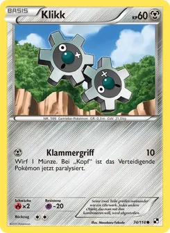 Klikk, Karte 74 aus Schwarz & Weiß