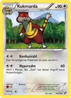 Kukmarda, Karte 79 aus Schwarz & Weiß