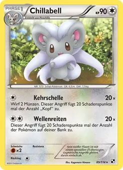 Chillabell, Karte 89 aus Schwarz & Weiß