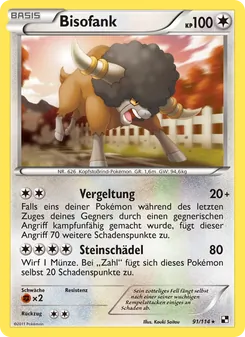Bisofank, Karte 91 aus Schwarz & Weiß