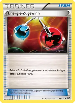 Energie-Rückgewinnung, Karte 92 aus Schwarz & Weiß