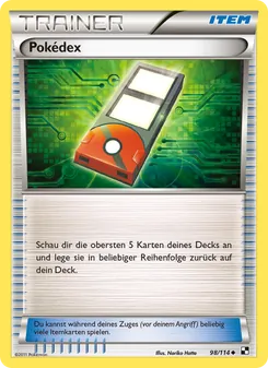 Pokédex, Karte 98 aus Schwarz & Weiß
