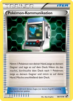 Pokémon-Kommunikation, Karte 99 aus Schwarz & Weiß