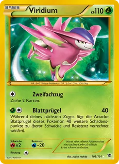 Viridium, Karte 103 aus Plasma-Blaster
