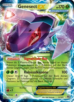 Genesect-EX, Karte 11 aus Plasma-Blaster