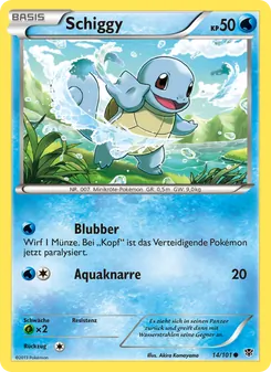 Schiggy, Karte 14 aus Plasma-Blaster