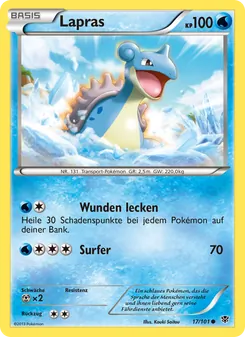 Lapras, Karte 17 aus Plasma-Blaster