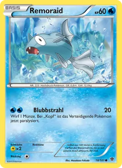 Remoraid, Karte 18 aus Plasma-Blaster
