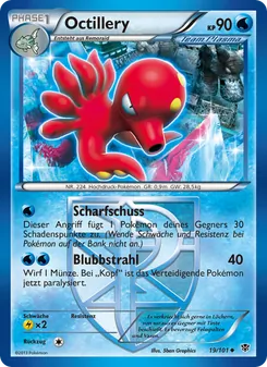 Octillery, Karte 19 aus Plasma-Blaster