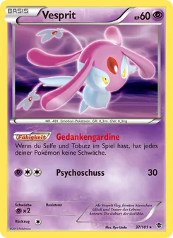Vesprit, Karte 37 aus Plasma-Blaster