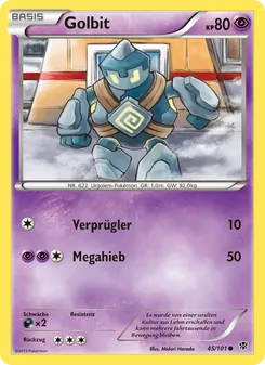 Golbit, Karte 45 aus Plasma-Blaster