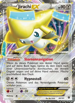 Jirachi-EX, Karte 60 aus Plasma-Blaster
