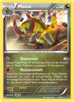 Maxax, Karte 69 aus Plasma-Blaster