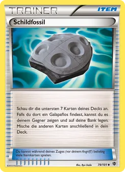 Schildfossil, Karte 79 aus Plasma-Blaster