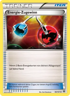 Energie-Zugewinn, Karte 80 aus Plasma-Blaster
