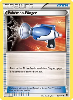 Pokémon-Fänger, Karte 83 aus Plasma-Blaster