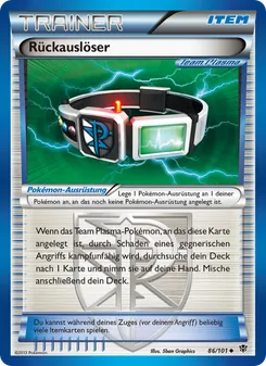 Rückauslöser, Karte 86 aus Plasma-Blaster