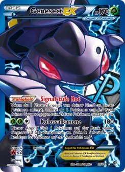 Genesect-EX, Karte 97 aus Plasma-Blaster