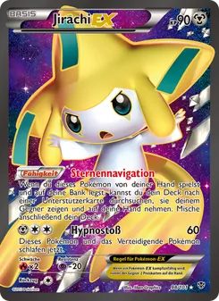 Jirachi-EX, Karte 98 aus Plasma-Blaster