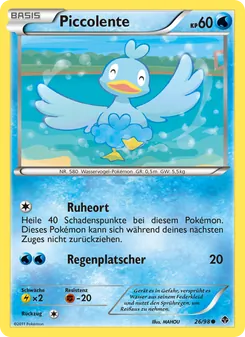 Piccolente, Karte 26 aus Aufstreben der Mächtigen