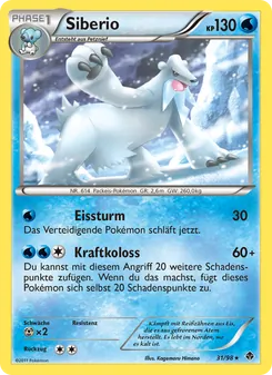 Siberio, Karte 31 aus Aufstreben der Mächtigen