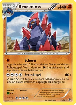 Brockoloss, Karte 53 aus Aufstreben der Mächtigen