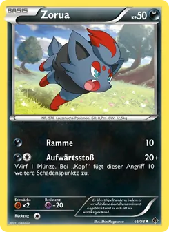 Zorua, Karte 66 aus Aufstreben der Mächtigen