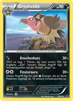 Grypheldis, Karte 69 aus Aufstreben der Mächtigen