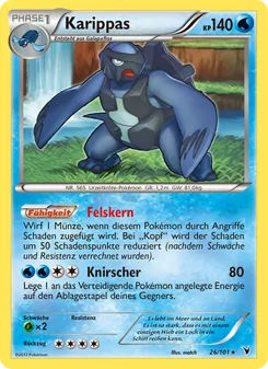 Karippas, Karte 26 aus Königliche Siege