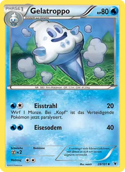 Gelatroppo, Karte 28 aus Königliche Siege