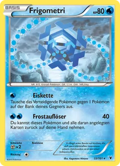 Frigometri, Karte 33 aus Königliche Siege