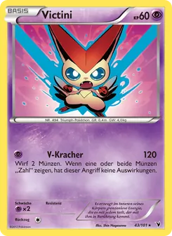 Victini, Karte 43 aus Königliche Siege