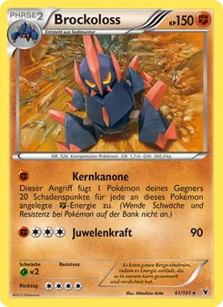 Brockoloss, Karte 61 aus Königliche Siege