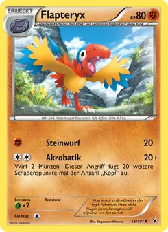 Flapteryx, Karte 66 aus Königliche Siege