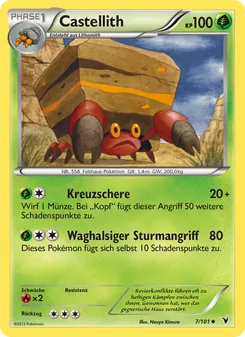 Castellith, Karte 7 aus Königliche Siege