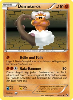 Demeteros, Karte 74 aus Königliche Siege