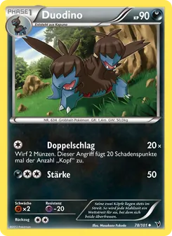 Duodino, Karte 78 aus Königliche Siege