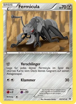 Fermicula, Karte 83 aus Königliche Siege