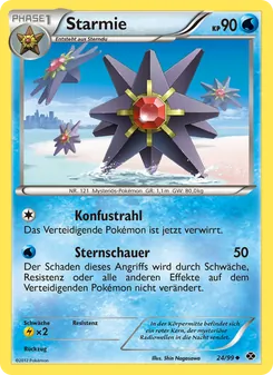 Starmie, Karte 24 aus Kommende Schicksale