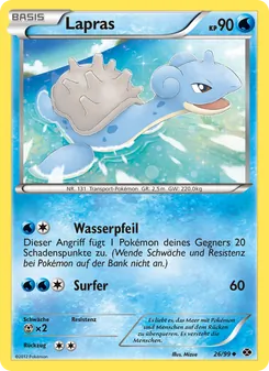 Lapras, Karte 26 aus Kommende Schicksale