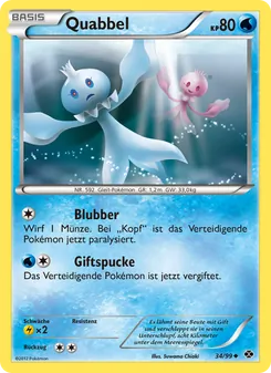 Quabbel, Karte 34 aus Kommende Schicksale