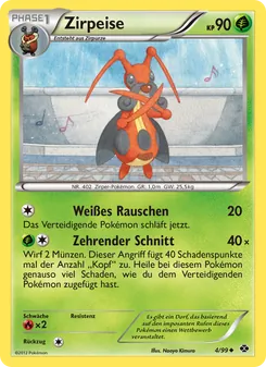Zirpeise, Karte 4 aus Kommende Schicksale