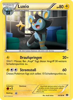 Luxio, Karte 44 aus Kommende Schicksale