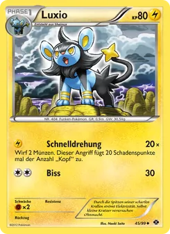 Luxio, Karte 45 aus Kommende Schicksale